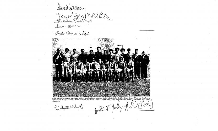 The 1979 HU Soccer Team  